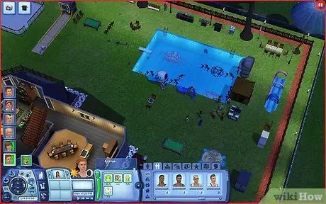 Sarīkojiet lieliskas ballītes Sims 3 9. solī