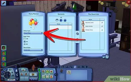 Zorganizuj wspaniałą imprezę w Sims 3 Krok 2