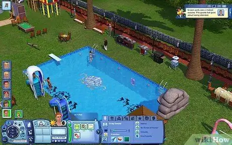 มีปาร์ตี้ที่สดใสใน Sims 3 ขั้นตอนที่ 16