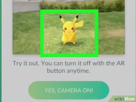 Chyťte Pikachu v hre Pokémon GO, krok 4