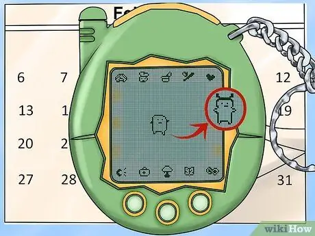 Naj vaš Tamagotchi raste Korak 9