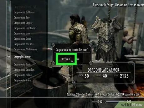 Vytvorte dračí brnenie v Skyrim, krok 22