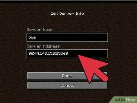 Připojte se k serveru Minecraft Krok 11