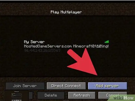 Liituge Minecrafti serveriga 8. samm