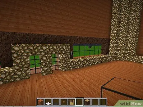 Ua Lub Tsev Loj Loj hauv Minecraft Kauj Ruam 15