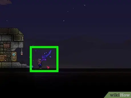 Pegue o Terra Blade no Terraria, passo 1