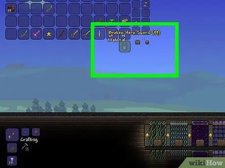 Pridobite rezilo Terra v Terraria 13. korak