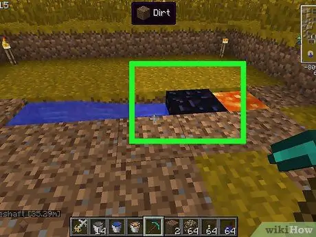 Minecraft Step 5. में ओब्सीडियन बनाएं