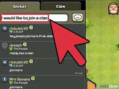 Pripojte sa ku klanu v Clash of Clans Krok 3