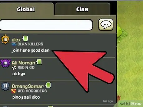 Pridružite se klanu u Clash of Clans Korak 4