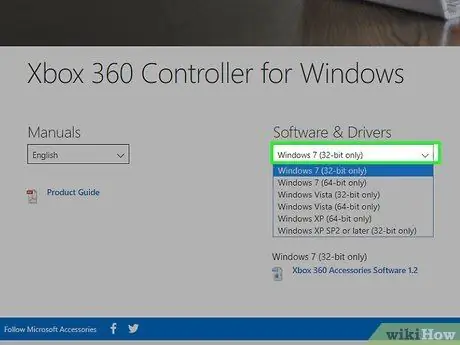 Připojte kabelový ovladač Xbox 360 k počítači Windows 8 Krok 2