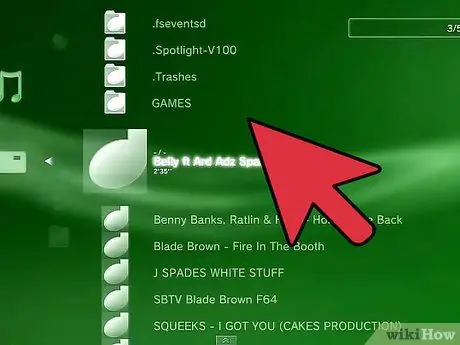 Поместите музыку на PS3 Шаг 10