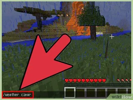 Stop Rain in Minecraft Step 6