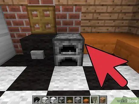 Maak een keuken in Minecraft Stap 11