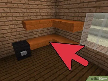 Hacer una cocina en Minecraft Paso 7