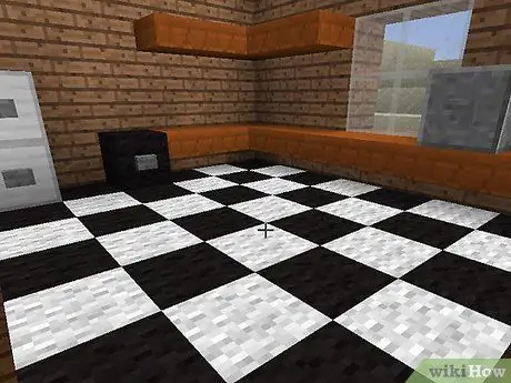 Faça uma cozinha no Minecraft Etapa 9