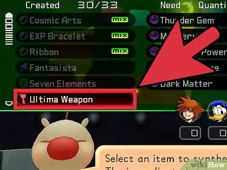 Machen Sie die Ultima-Waffe in Kingdom Hearts 1 Schritt 9