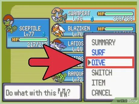 Поймайте Киогре в Pokemon Emerald Step 2