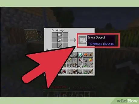 Maak een zwaard in Minecraft Stap 16