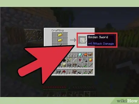 Membuat Pedang di Minecraft Langkah 17