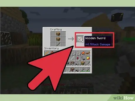 Maak een zwaard in Minecraft Stap 7