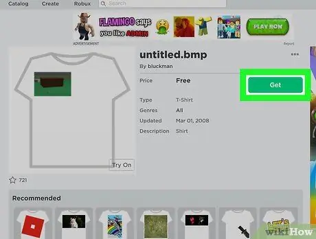 Kry gratis artikels op Roblox Stap 7