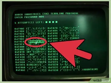 Hackeie um terminal de computador no Fallout 3, passo 5