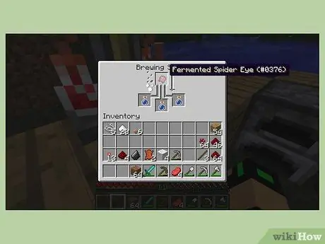 Minecraftda fermentlangan o'rgimchak ko'zini yasang 6 -qadam