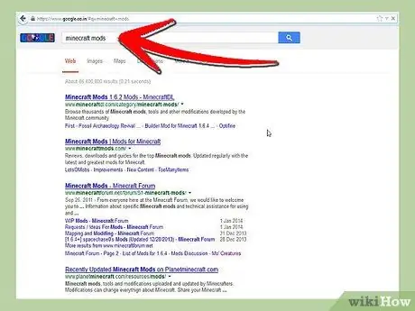 Find Mods for Minecraft Step 2