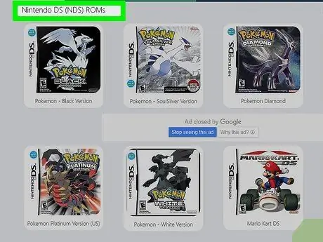 Gratis spellen downloaden op Nintendo DS Stap 6