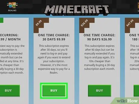 Dapatkan Minecraft Realms Langkah 22