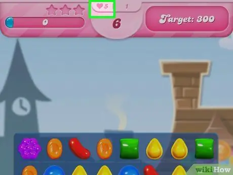 Pridobite neomejeno število življenj na Candy Crush Saga 6. korak