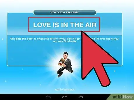 تزوج في Sims Freeplay الخطوة 2