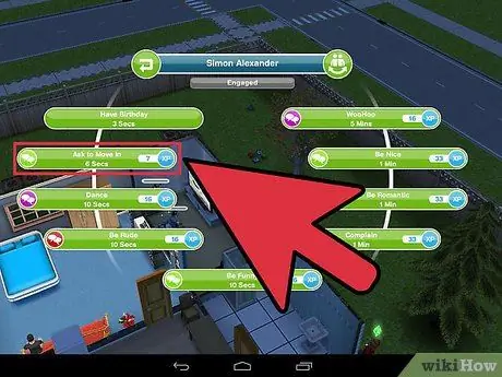 Mariez-vous dans les Sims Freeplay Étape 6