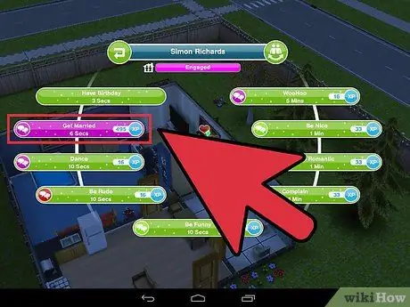 በ Sims Freeplay ደረጃ 8 ውስጥ ያገቡ