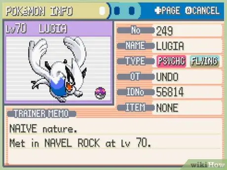 Вземете Lugia в Pokemon Fire Red Step 13