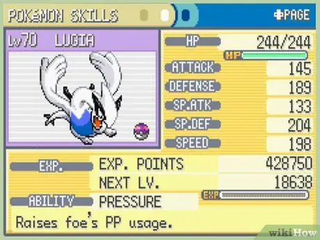 Pata Lugia katika Pokemon Moto Moto Hatua ya 5