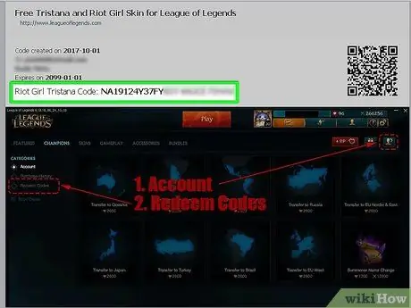 Ontvang gratis skins op League of Legends Stap 7