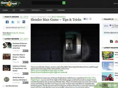 Beat Slender: The Eight Pages مرحله 1