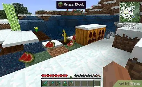 Minecraft 14 -cü addımda qovun toxumlarını tapın