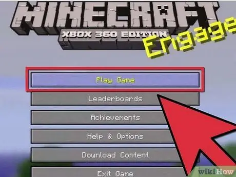 Graj w grę wieloosobową na konsoli Minecraft Xbox 360 Krok 8