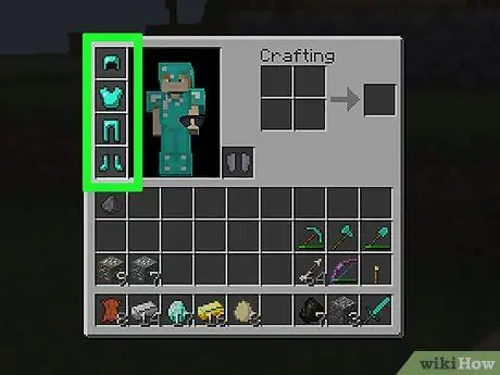 Ua Armor hauv Minecraft Kauj Ruam 16