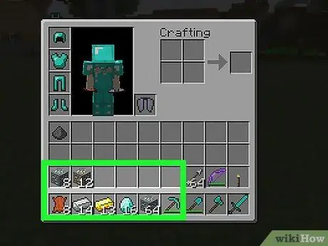 Tee Armor Minecraftissa Vaihe 2