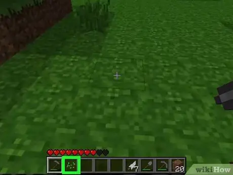 Zaden planten in Minecraft Stap 2