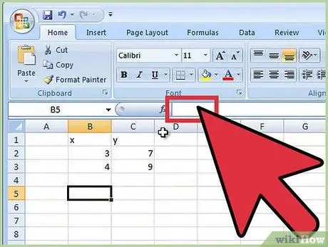 Calcular a inclinação no Excel, etapa 7