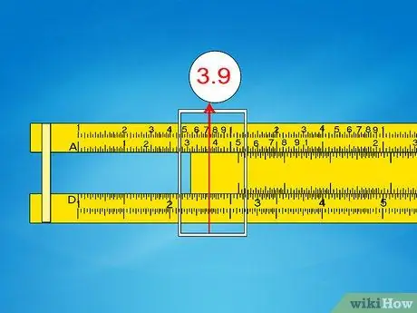 Utiliser une règle à calcul Étape 15