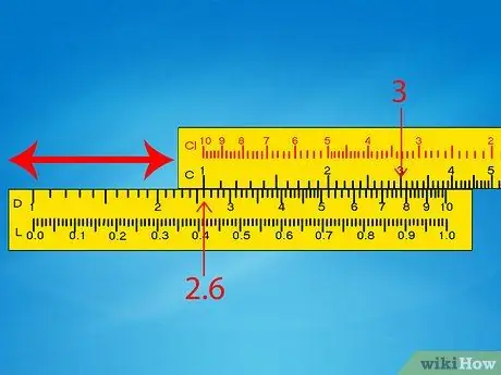 Utiliser une règle à calcul Étape 7