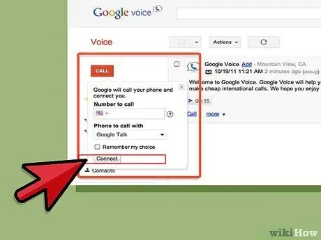 Uporabite Google Voice Step 5