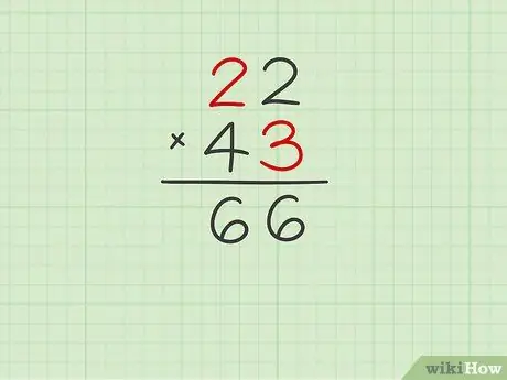 Gawin ang Double Digit Multiplication Hakbang 3