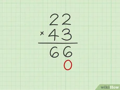 Führen Sie eine zweistellige Multiplikation durch, Schritt 4